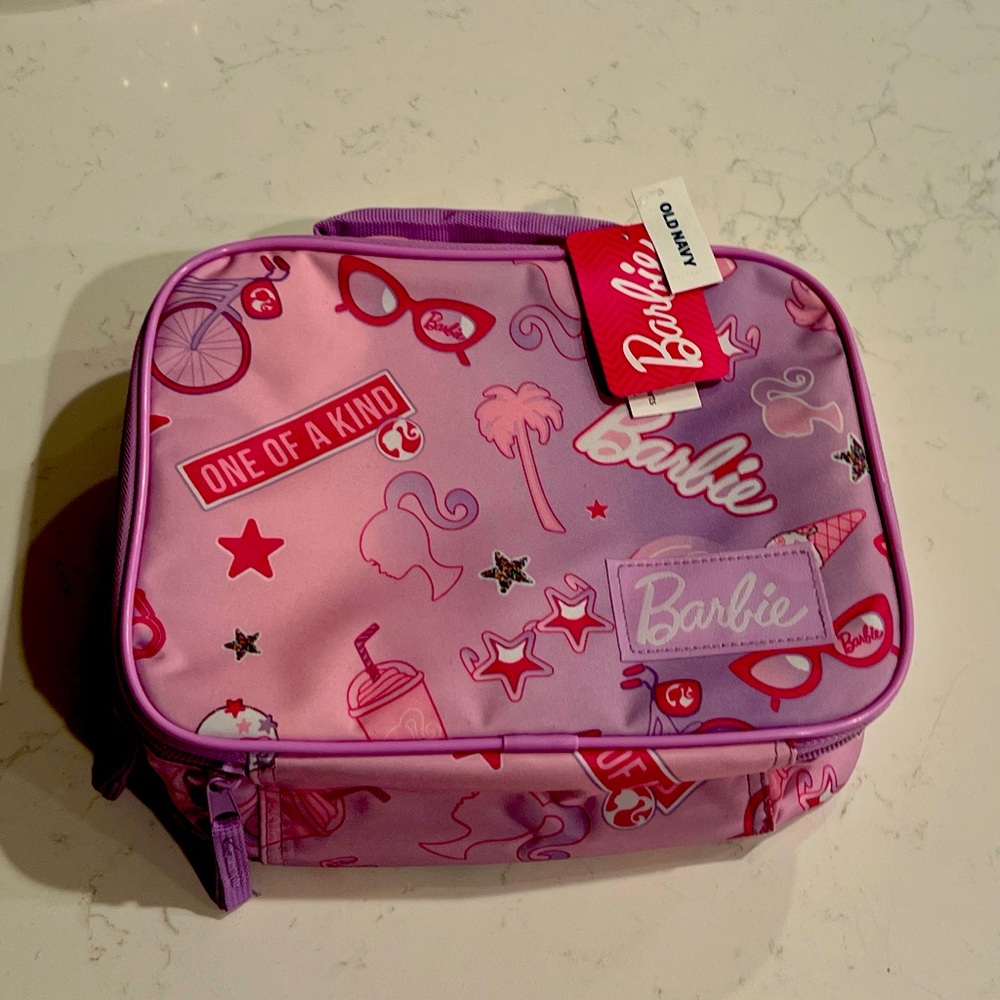 Barbie Pink and Purple Graphic Lunch Bag